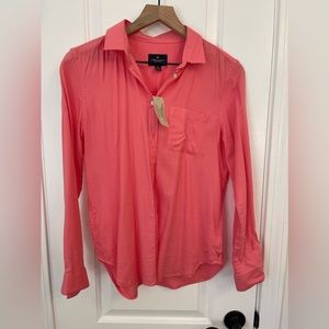 American Eagle button up blouse NWT